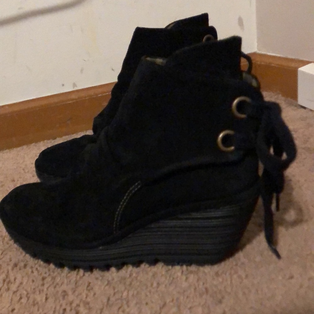 Fly London Yama Wedge Boots